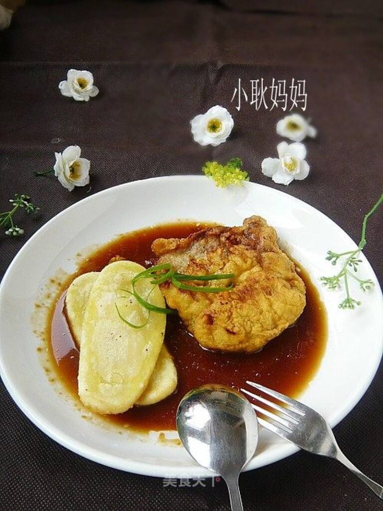 Shanghai Snack: Fried Pork Chop with Rice Cake Recipe